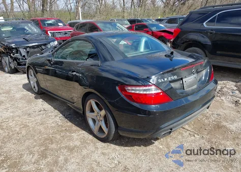 2014 Mercedes-Benz Slk 250 из США, поврежденный, VIN WDDPK4HA6EF076457